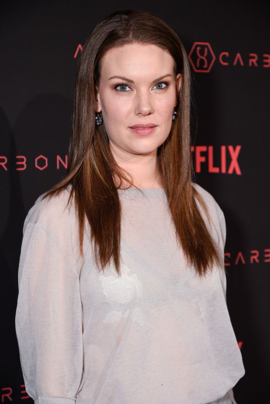 ANNA VAN HOOFT at Altered Carbon Premiere in Los Angeles 02/01/2018