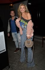 ANNALYNNE MCCORD Out for Dinner in Los Angeles 02/19/2018