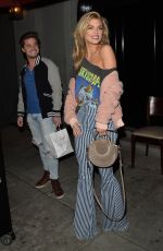 ANNALYNNE MCCORD Out for Dinner in Los Angeles 02/19/2018