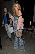 ANNALYNNE MCCORD Out for Dinner in Los Angeles 02/19/2018