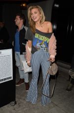 ANNALYNNE MCCORD Out for Dinner in Los Angeles 02/19/2018