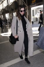 ANNE HATHAWAY Arrives at LAX Airport in Los Angeles 02/25/2018