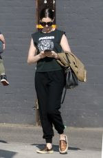 ANNE HATHAWAY Out and About in Los Angeles 02/06/2018