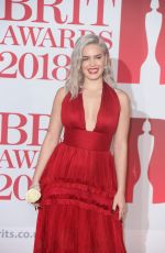 ANNE MARIE at Brit Awards 2018 in London 02/21/2018
