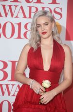 ANNE MARIE at Brit Awards 2018 in London 02/21/2018