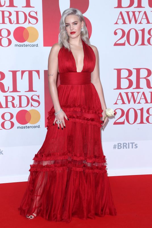 ANNE MARIE at Brit Awards 2018 in London 02/21/2018