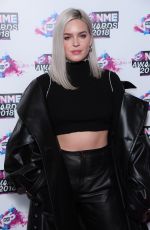 ANNE MARIE at VO5 NME Awards 2018 in London 02/14/2018