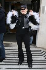 ANNE MARIE Leaves Chris Evans Breakfast Show in London 02/23/2018