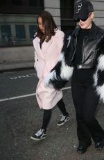 ANNE MARIE Leaves Chris Evans Breakfast Show in London 02/23/2018