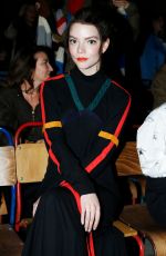 ANYA TAYLOR-JOY at Burberry Fashion Show in London 02/17/2018