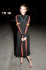 ANYA TAYLOR-JOY at Burberry Fashion Show in London 02/17/2018