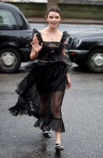 ANYA TAYLOR-JOY at Christopher Kane Show at London Fashion Week 02/19/2018