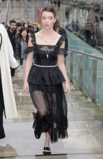 ANYA TAYLOR-JOY at Christopher Kane Show at London Fashion Week 02/19/2018