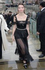 ANYA TAYLOR-JOY at Christopher Kane Show at London Fashion Week 02/19/2018