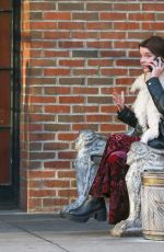 ANYA TAYLOR-JOY Out and About in New York 02/14/2018