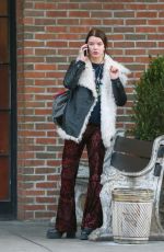 ANYA TAYLOR-JOY Out and About in New York 02/14/2018