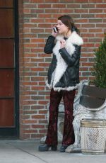 ANYA TAYLOR-JOY Out and About in New York 02/14/2018