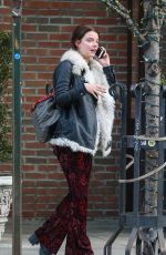 ANYA TAYLOR-JOY Out and About in New York 02/14/2018