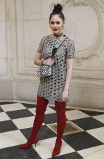 ARAYA HARGATE at Christian Dior Show at Paris Fashion Week 02/27/2018