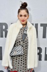 ARAYA HARGATE at Christian Dior Show at Paris Fashion Week 02/27/2018