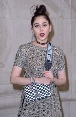 ARAYA HARGATE at Christian Dior Show at Paris Fashion Week 02/27/2018