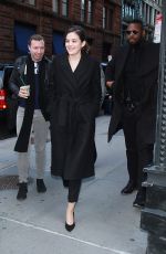 ARIEL MORTMAN Arrives at Build Series in New York 02/14/2018