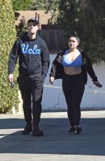 ARIEL WINTER in Tight Out Shopping in Los Angeles 02/24/2018