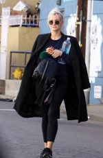 ASHLEE SIMPSON Arrives at a Gym in Los Angeles 02/20/2018