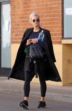 ASHLEE SIMPSON Arrives at a Gym in Los Angeles 02/20/2018