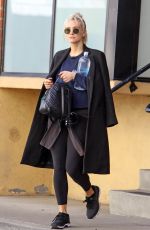 ASHLEE SIMPSON Arrives at a Gym in Los Angeles 02/20/2018