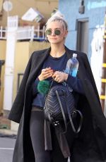 ASHLEE SIMPSON Arrives at a Gym in Los Angeles 02/20/2018