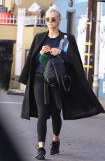 ASHLEE SIMPSON Arrives at a Gym in Los Angeles 02/20/2018