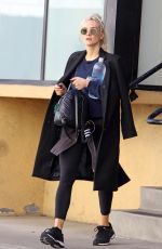 ASHLEE SIMPSON Arrives at a Gym in Los Angeles 02/20/2018