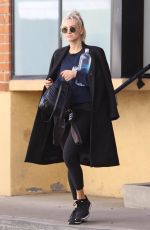 ASHLEE SIMPSON Arrives at a Gym in Los Angeles 02/20/2018