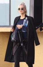 ASHLEE SIMPSON Arrives at a Gym in Los Angeles 02/20/2018