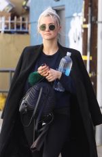 ASHLEE SIMPSON Arrives at a Gym in Los Angeles 02/20/2018