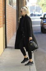 ASHLEE SIMPSON Arrives at a Gym in Los Angeles 02/20/2018
