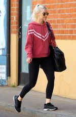 ASHLEE SIMPSON Heading to Gym in Los Angeles 02/08/2018