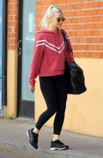 ASHLEE SIMPSON Heading to Gym in Los Angeles 02/08/2018