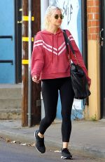 ASHLEE SIMPSON Heading to Gym in Los Angeles 02/08/2018
