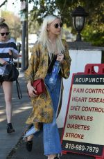 ASHLEE SIMPSON Out Shopping in Los Angeles 02/08/2018