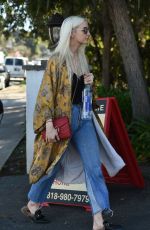 ASHLEE SIMPSON Out Shopping in Los Angeles 02/08/2018