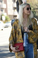 ASHLEE SIMPSON Out Shopping in Los Angeles 02/08/2018