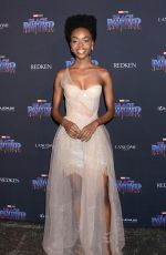 ASHLEIGH MURRAY at Black Panther Welcome to Wakanda NYFW Showcase in New York 02/12/2018