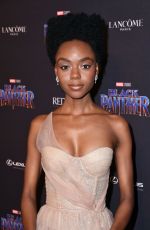 ASHLEIGH MURRAY at Black Panther Welcome to Wakanda NYFW Showcase in New York 02/12/2018