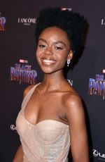 ASHLEIGH MURRAY at Black Panther Welcome to Wakanda NYFW Showcase in New York 02/12/2018