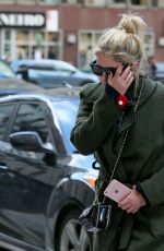 ASHLEY BENSON Arrives at Her Apartment in New York 02/02/2018