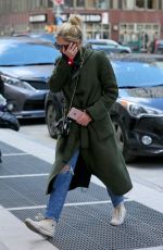 ASHLEY BENSON Arrives at Her Apartment in New York 02/02/2018