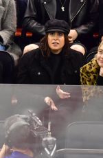 ASHLEY BENSON at Calgary Flames vs New York Rangers Hockey Game in New York 02/09/2018