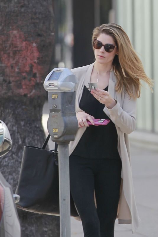ASHLEY GREENE Out and About in Beverly Hills 02/22/2018